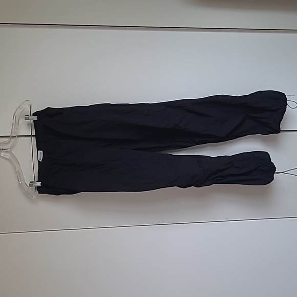 Black zara parachute track pants Large - Picture 3 of 4
